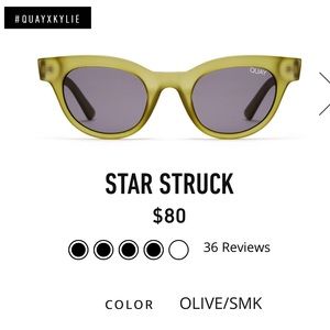 BRAND NEW Quay x Kylie Jenner Star Struck glasses